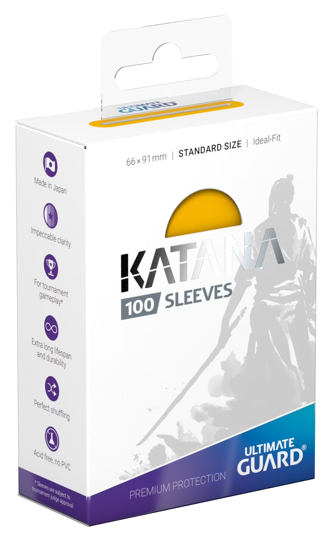 Supplies: Ultimate Guard: Katana Standard Size - Yellow
