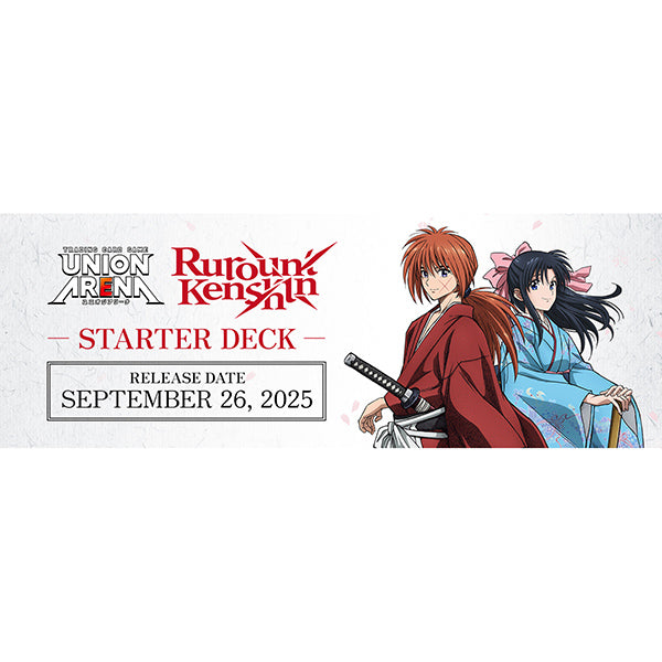 Union Arena: Rurouni Kenshin Starter Deck Box [U116ST] (Presale)