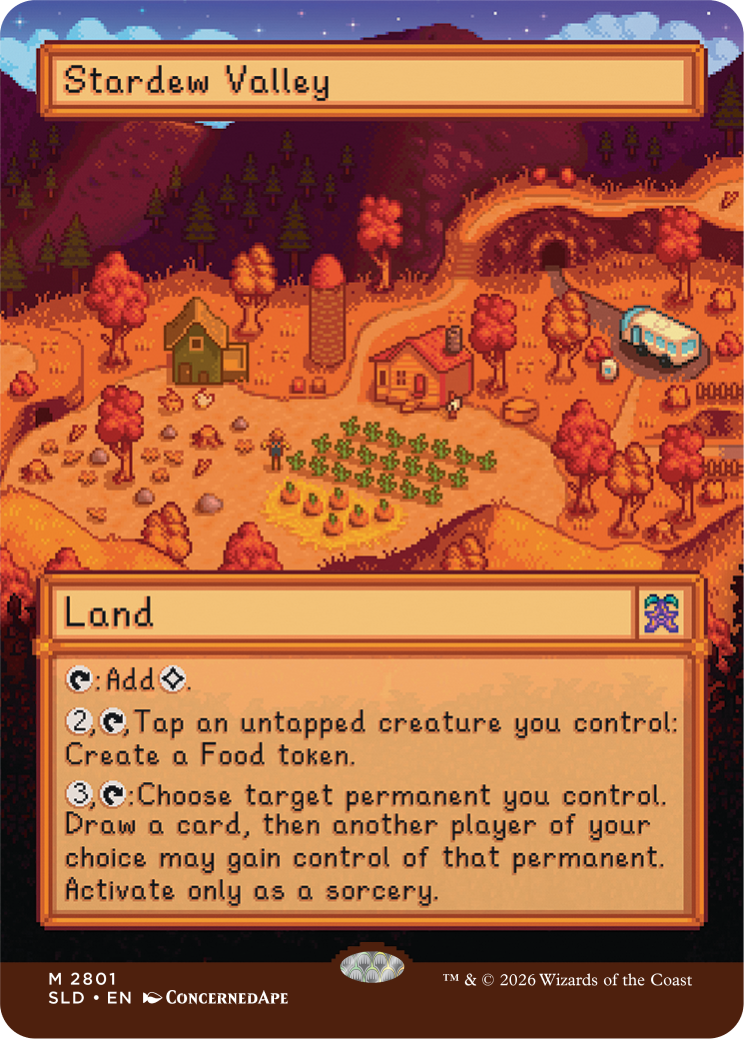 Magic the Gathering: Secret Lair x Stardew Valley: Welcome to Stardew Valley (Presale - Expected Release Date August 21st, 2026)