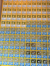 Pokemon: Uncut FOIL Sheet: Jungle: Kangaskhan and Vaporeon (Framed in museum glass!)