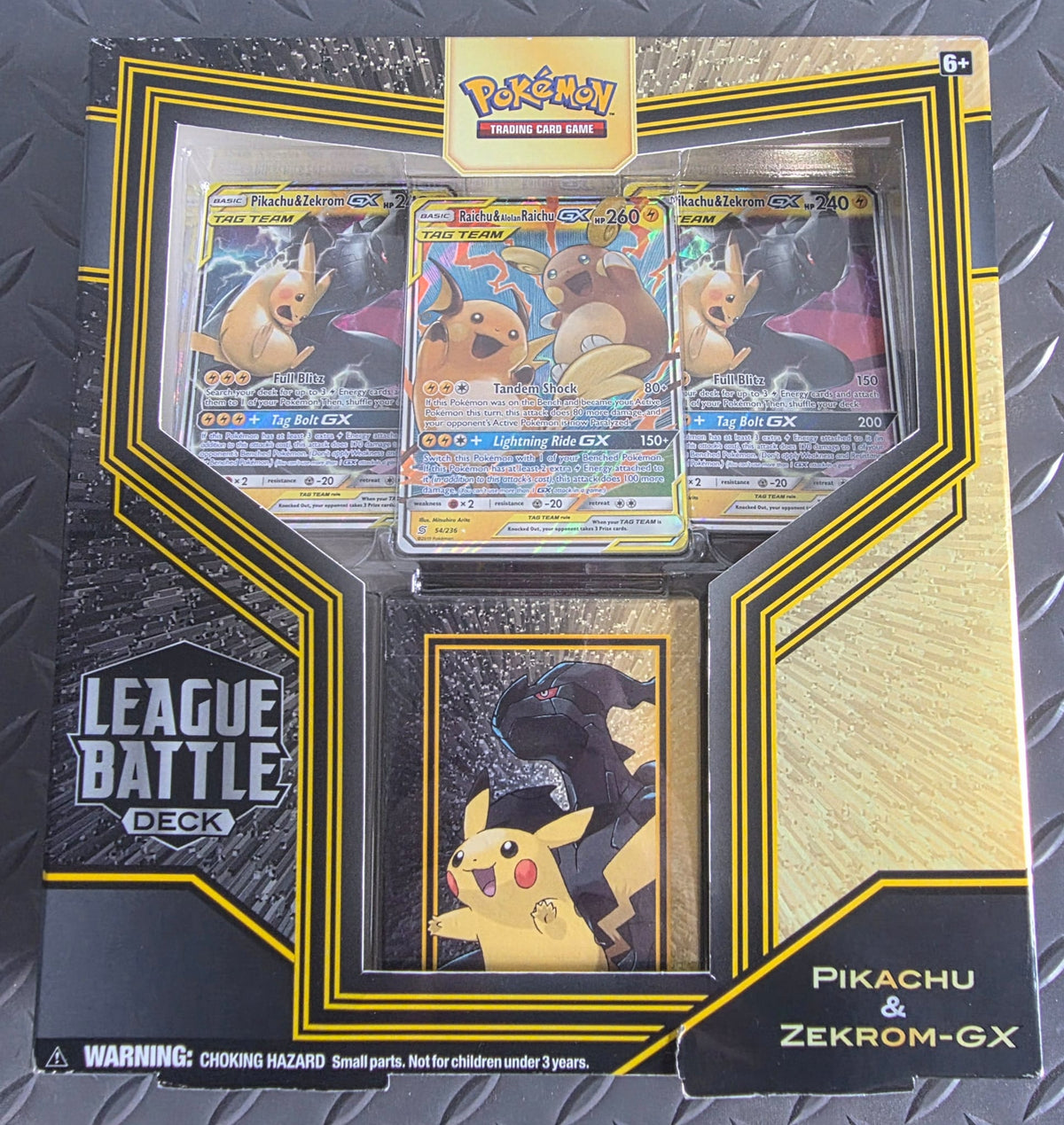 Pokémon TCG Pikachu & Zekrom GX League Battle Deck (Please see photos for condition)
