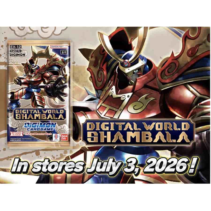 Digimon: Digital World Shambala Booster Box (EX-12) (Presale - Expected Release Date July 3rd 2026)