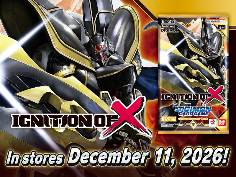 Digimon Card Game: Ignition Of X Booster Box (Bt-27) (Presale - Expected Release Date December 11th, 2026)