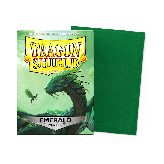 Supplies: Dragon Shield Sleeves - Standard - Matte Emerald