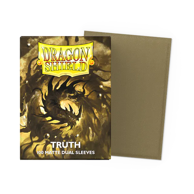 Supplies: Dragon Shield Sleeves: - Dual Matte - "Truth"
