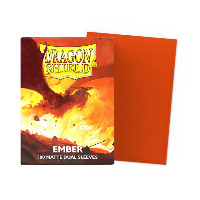 Supplies: Dragon Shield Sleeves - Standard - Matte Ember 'Alaric, Revolution Kindler'