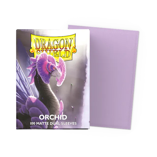 Supplies: Dragon Shield Sleeves: Standard DUAL- Matte Orchid