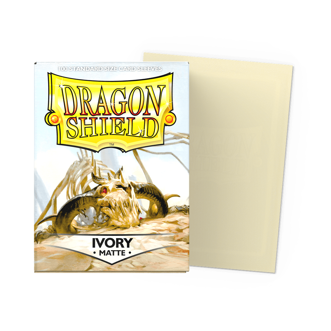 Supplies: Dragon Shield Sleeves - Standard - Matte Ivory