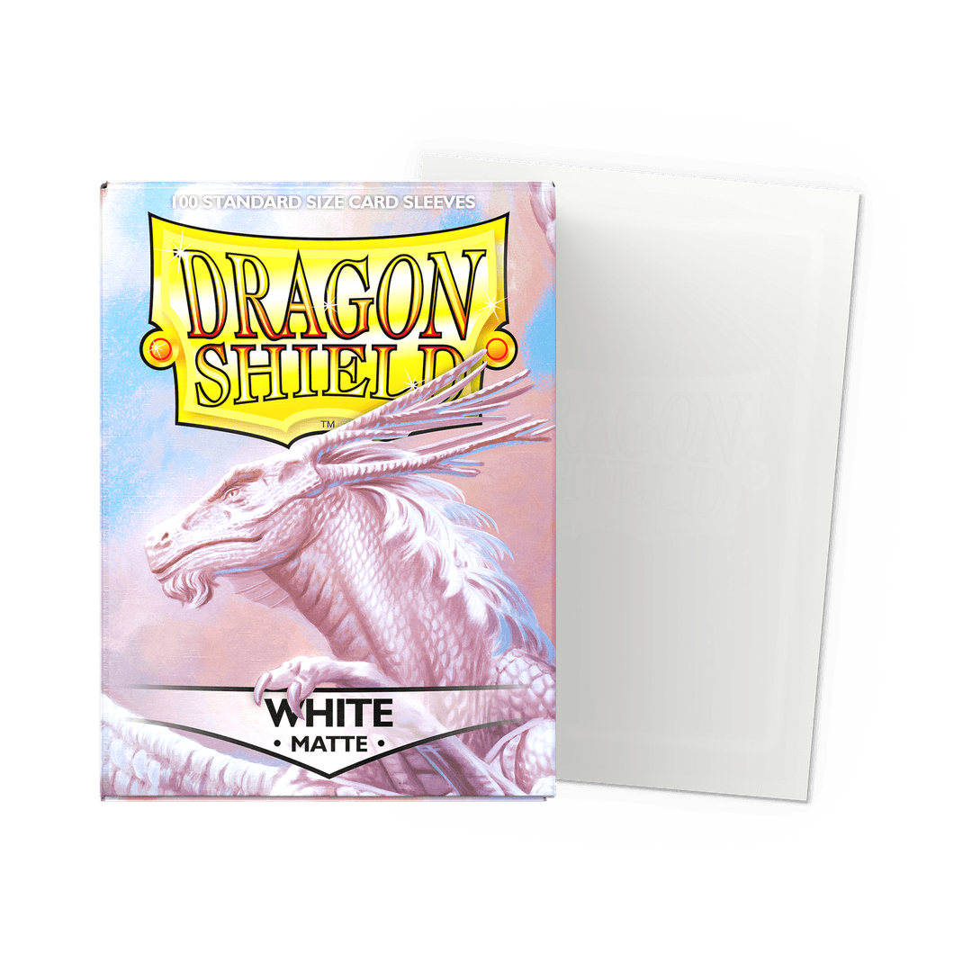 Supplies: Dragon Shield Sleeves - Standard - Matte White