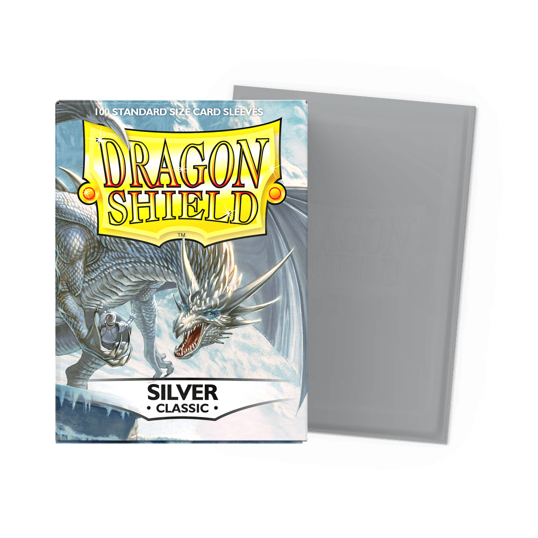 Supplies: Dragon Shield Sleeves - Standard - Classic Silver