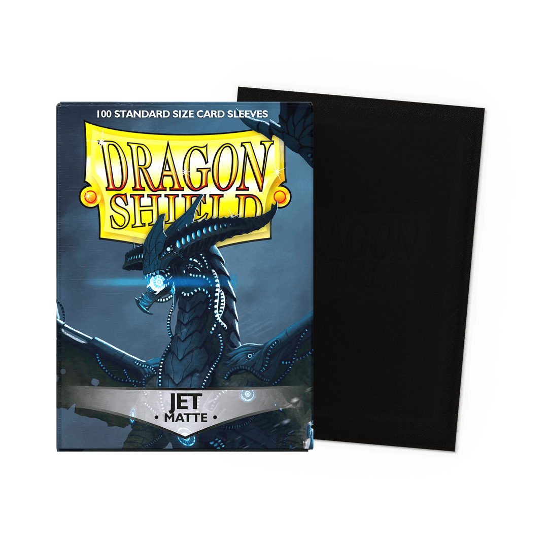 Supplies: Dragon Shield Sleeves - Standard - Matte Jet