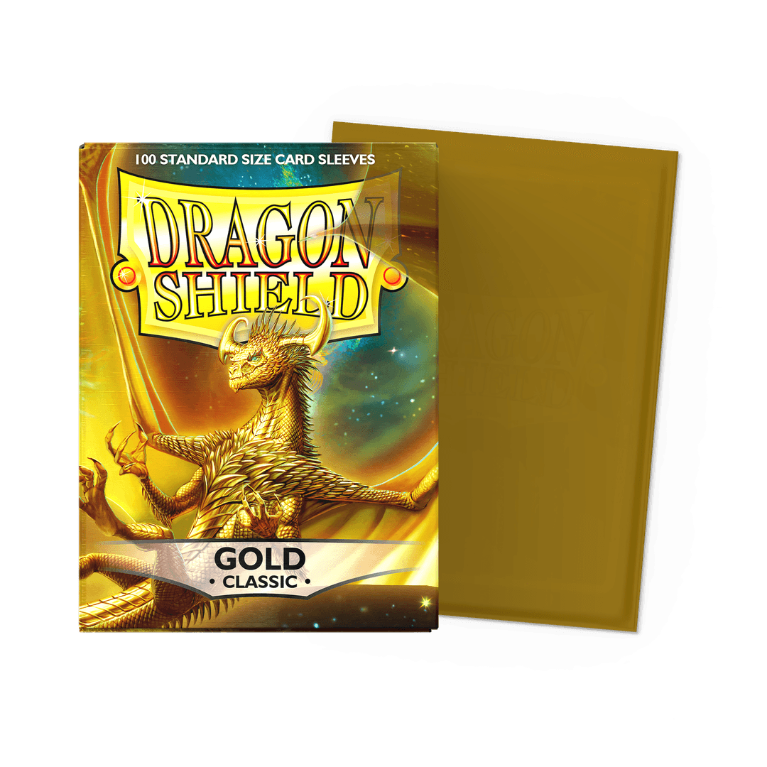 Supplies: Dragon Shield Sleeves - Standard - Classic Gold