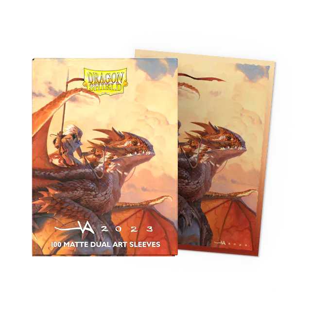 Supplies: Dragon Shield Sleeves: Standard DUAL- Matte 'The Adameer' Art, Limited Edition