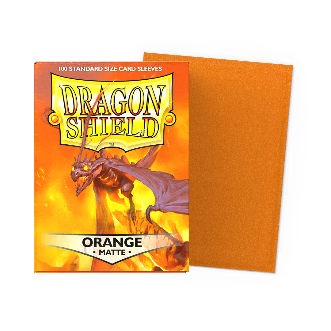 Supplies: Dragon Shield Sleeves - Standard - Matte Orange