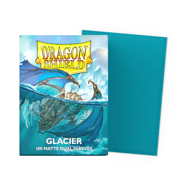 Supplies:  Dragon Shield Sleeves: Standard DUAL- Matte Glacier