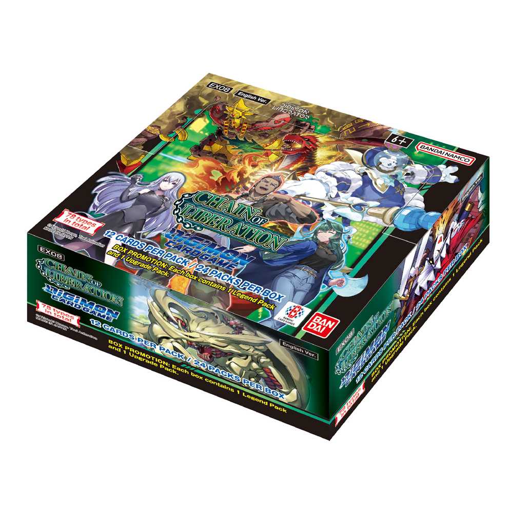 Digimon Card Game: Chain Of Liberation Booster Display Box (Ex08) (24C   Double Infinity Gaming