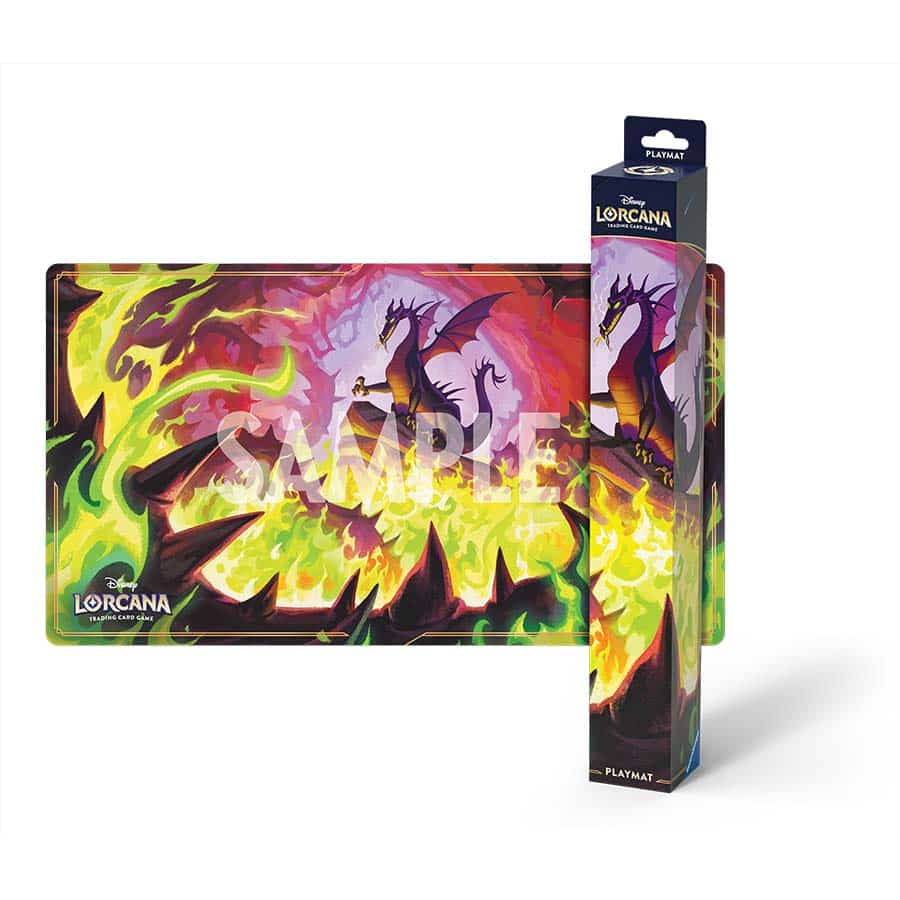 Lorcana Supplies: Winterspell Playmat - Dragon Fire (Presale - Releases February 20th, 2026)