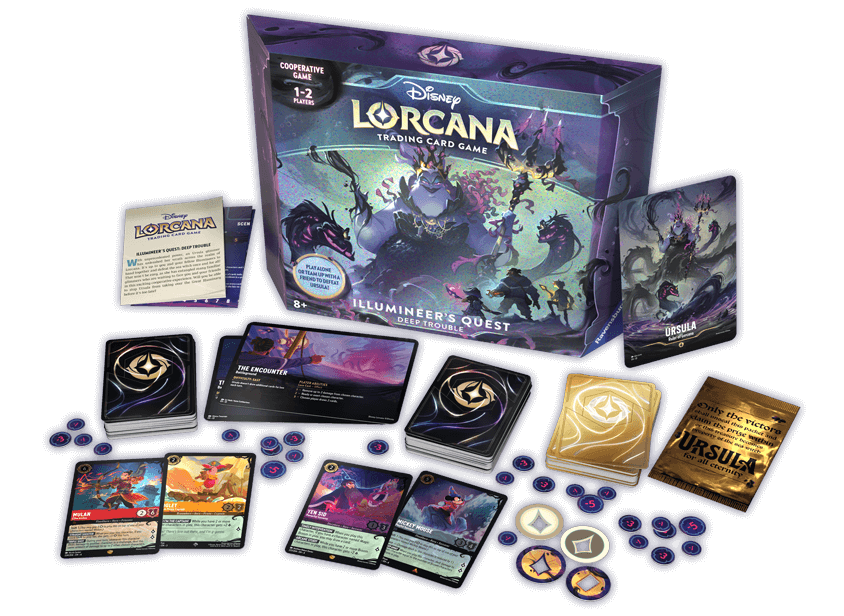 Lorcana: Ursula's Return: Illumineer's Quest - Deep Trouble Double Infinity Gaming Lorcana: Ursula's Return: Illumineer's Quest - Deep Trouble Double Infinity Gaming