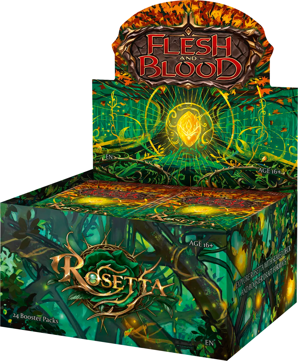 Flesh and Blood TCG: Rosetta Booster Box Double Infinity Gaming Flesh and Blood TCG: Rosetta Booster Box Double Infinity Gaming