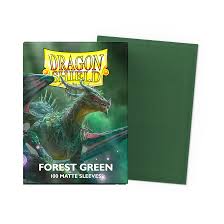 Supplies: Dragon Shield Sleeves - Standard - Matte Forest Green