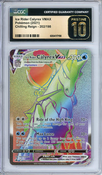 Pokemon Graded: Ice Rider Calyrex VMAX CGC 10