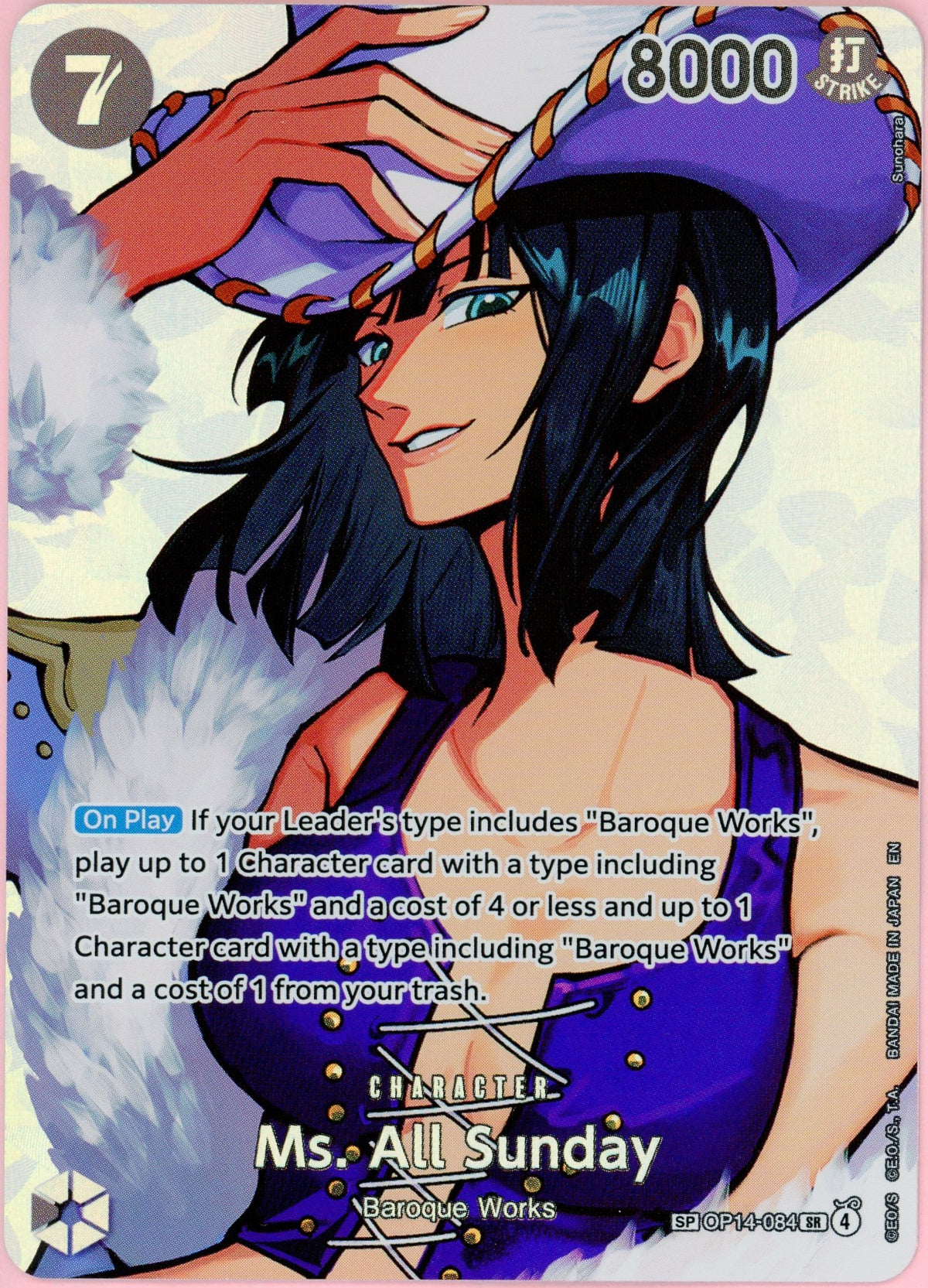 One Piece Single: Ms. All Sunday OP14-084 Special Rare NM