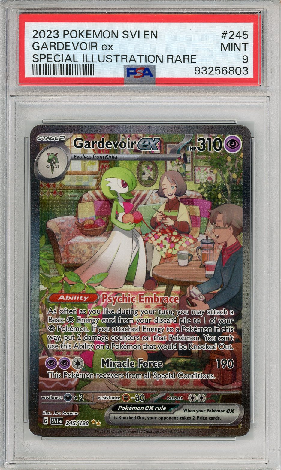 Pokemon Graded: Gardevoir ex Special Ilustration Rare PSA 9