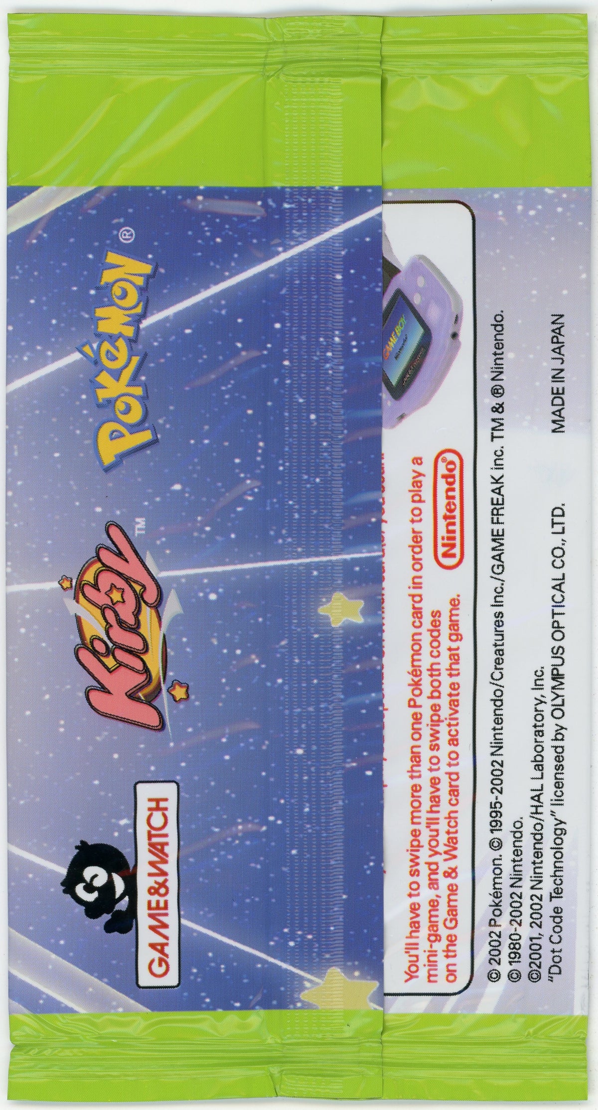 Pokemon: Nintendo (2002) E3 Special Edition e-Reader Sealed Pack