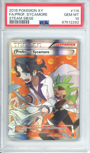 professor sycamore pokemon card Graded Pokemon: Professor Sycamore PSA 10
