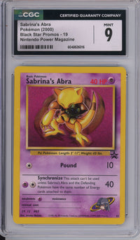 Pokemon Graded: Sabrina's Abra Promo CGC 9