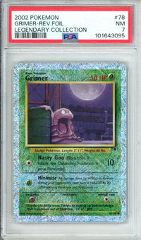 Pokemon Graded: Grimer 78/110 Legendary Collection (2002) Reverse Holo PSA 7