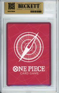 One Piece Graded: Roronoa Zoro OP12-020 Serialized Top Prize 129/600 Beckett 10