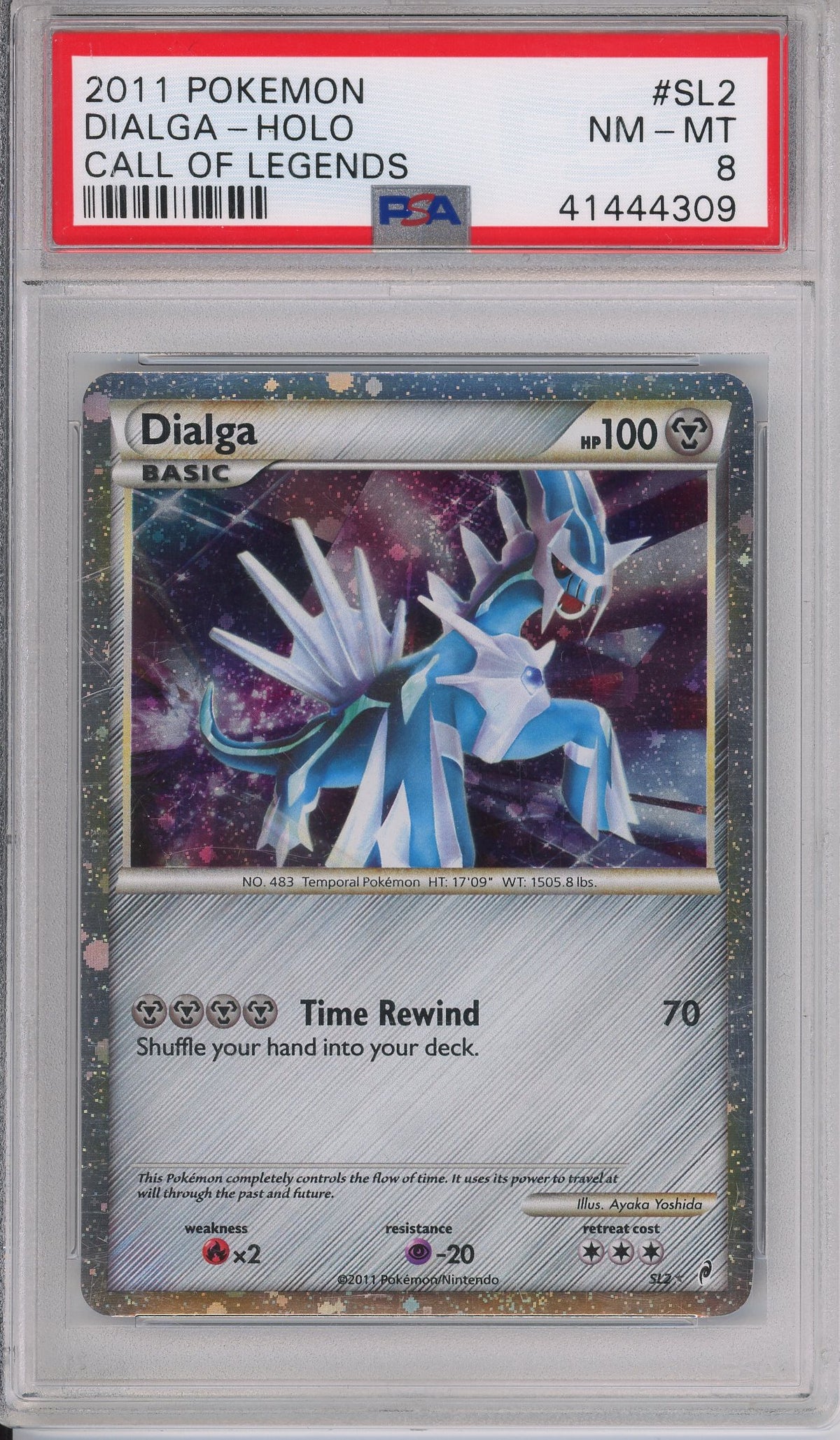 Pokemon Graded: Dialga Holo PSA 8
