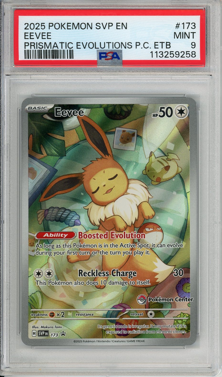 Pokemon Graded: Eevee PSA 9