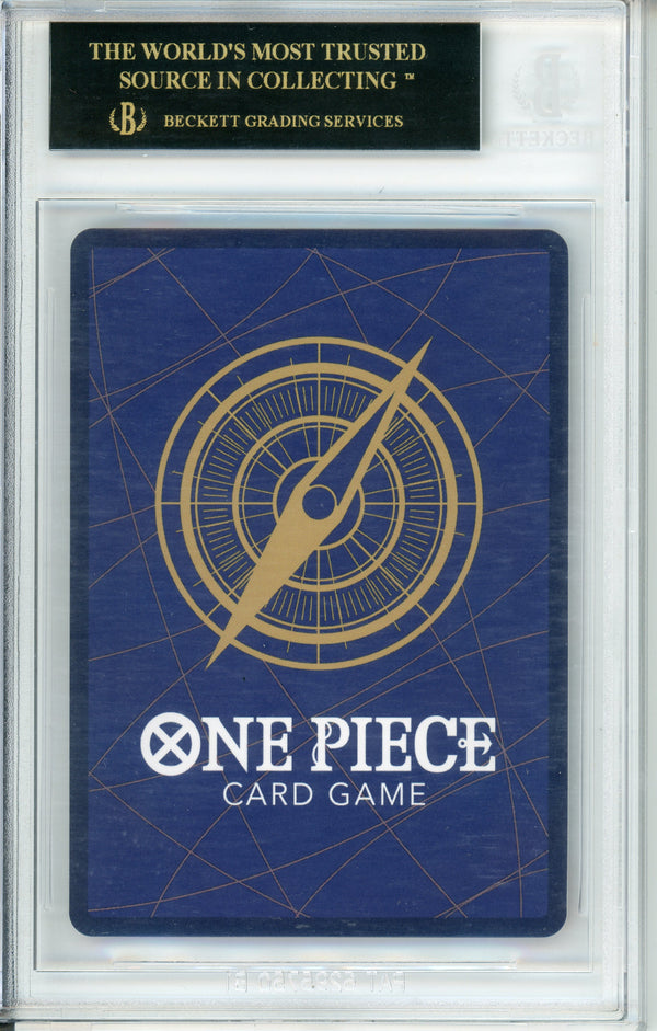 One Piece Graded: JP Wings Of The Captain OP04-024 Art Rare Beckett Black Label 10