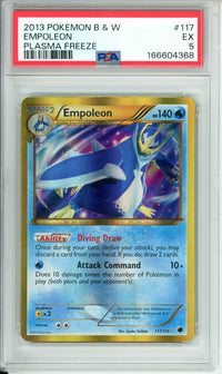 Pokemon Graded: Empoleon 117/116 B&W Plasma Freeze (2013) PSA 5