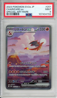 Pokemon Graded: JP Charizard ex 201/165 Scarlet & Violet 151 (2023) Art Rare Holo PSA 9
