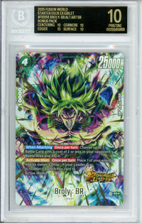 Dragon Ball Graded: Broly: BR #FS1014 Alt Art Secret Rare Beckett Black Label 10