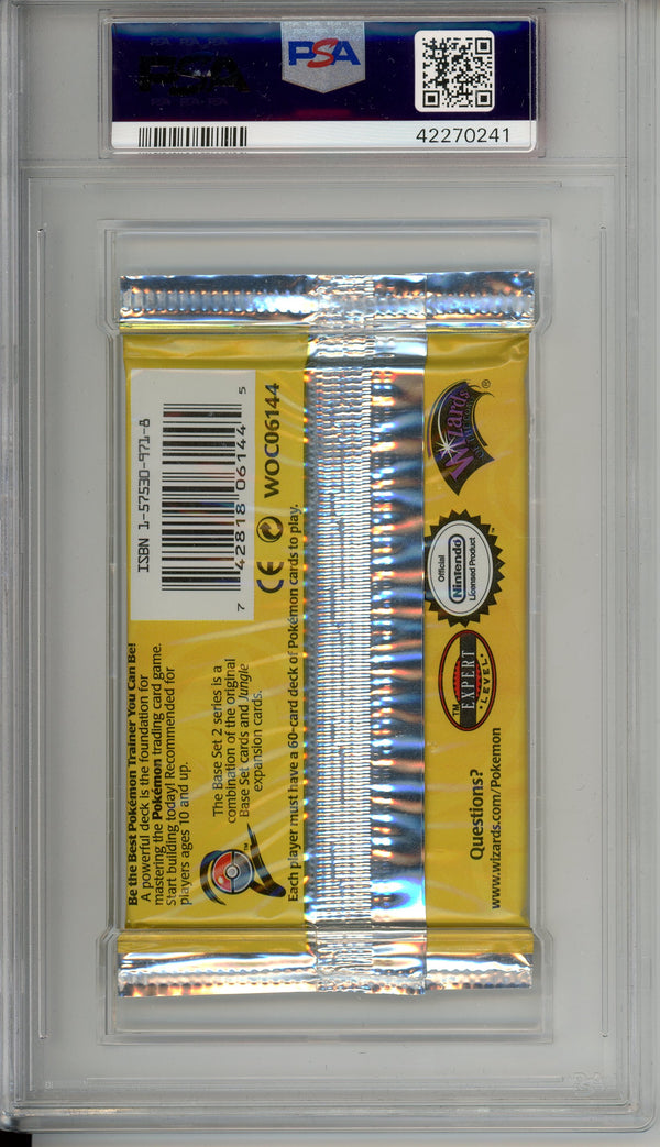 Pokemon Graded: Pokemon Base 2 Thin Font Gyarados PSA 10
