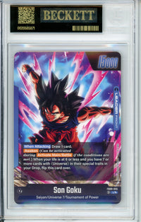 Dragon Ball Graded: Son Goku #FB09025 Dual Evolution (2026) Alt Art Beckett Black Label 10