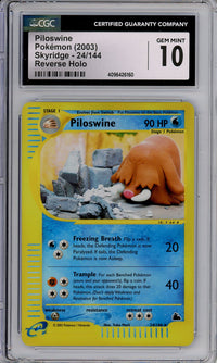 Pokemon Graded: Piloswine CGC 10