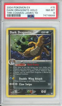Pokemon Graded: Dark Dragonite Holo PSA 8