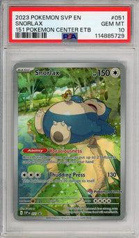 Pokemon Graded: Snorlax PSA 10