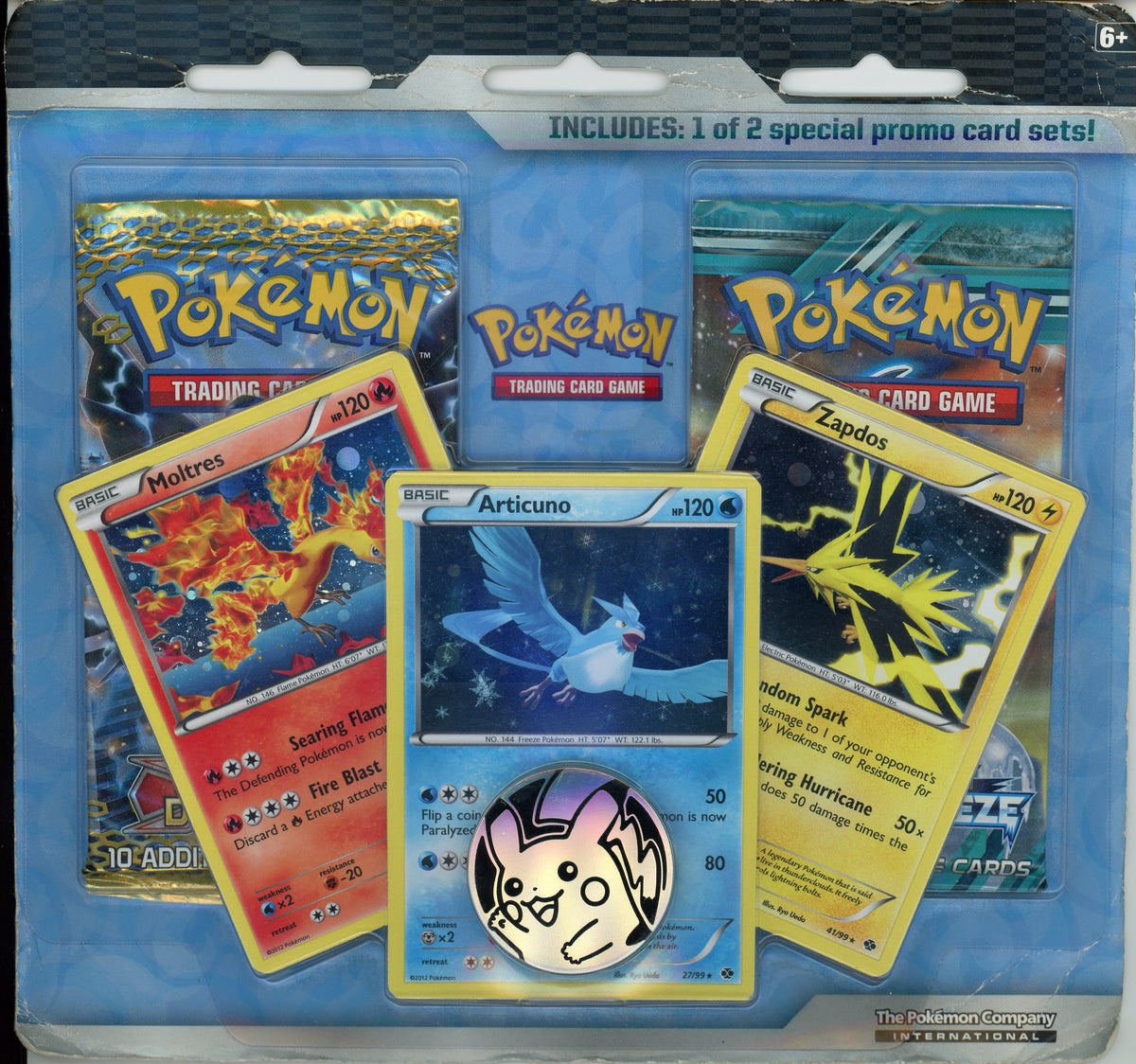 Pokemon: Legendary Bird 2-Pack Blister