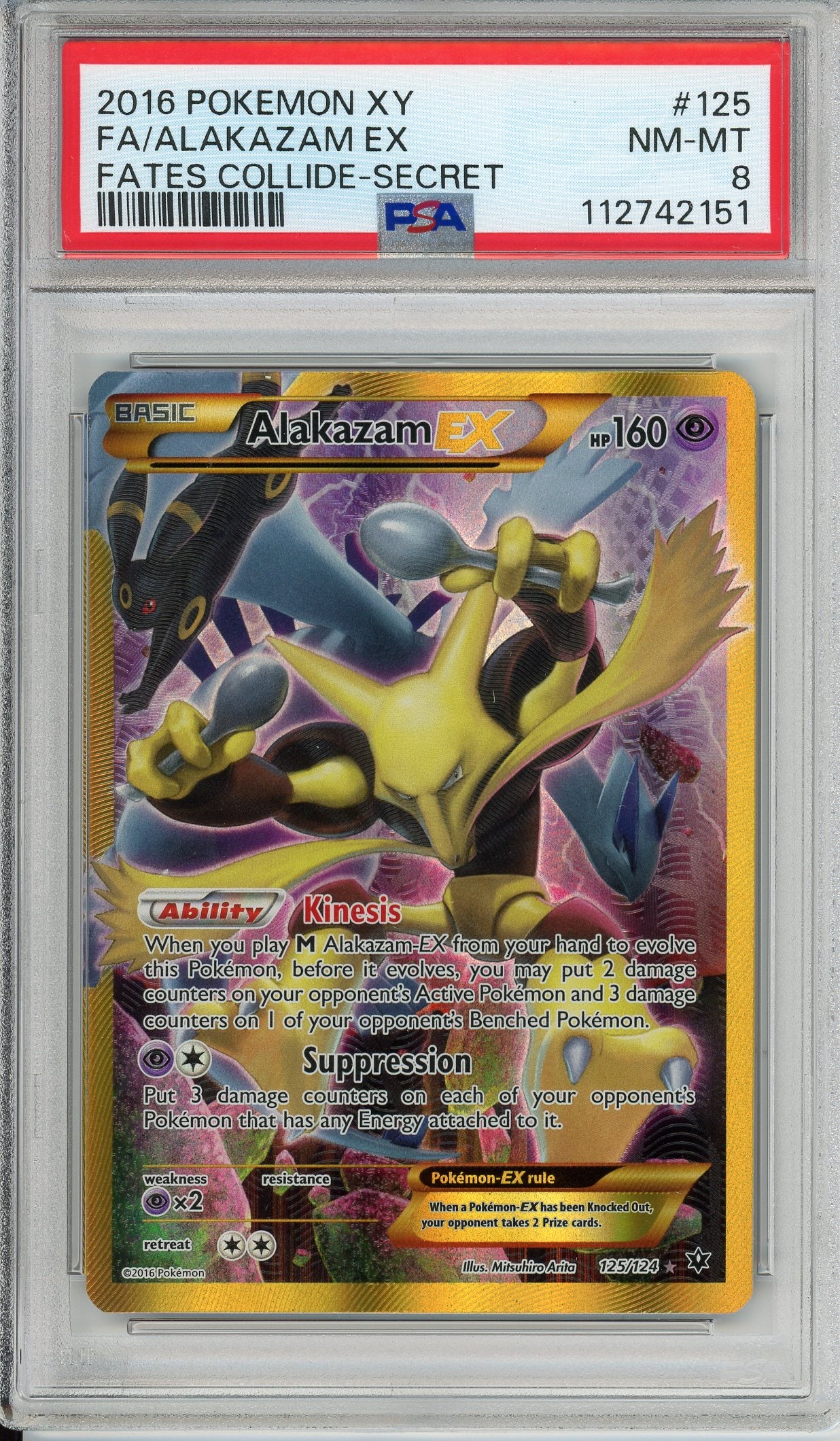 Pokemon Graded: Alakazam EX PSA 8 – Double Infinity Gaming
