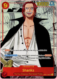 One Piece Single: Shanks OP01-120 Romance Dawn Alternate Art NM