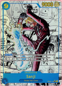 One Piece Single: Sanji OP06-119 Wings of the Captain Manga Alternate Art NM