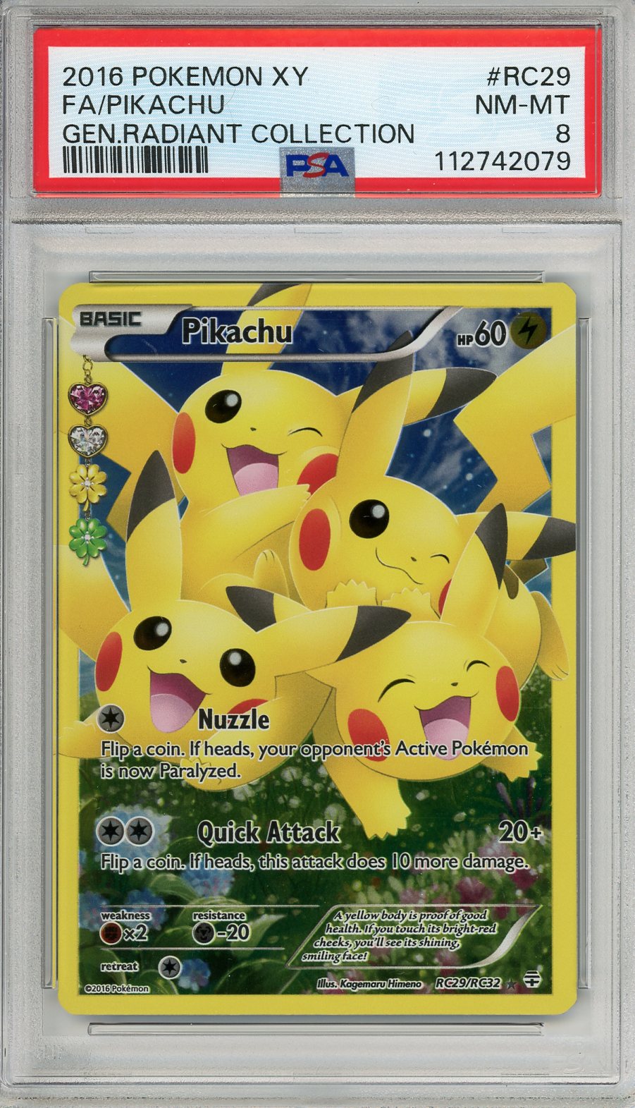 Pokemon Graded: Pikachu PSA 8