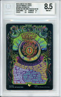 MTG Graded: The One Ring Poster #748 LOTR (2023) Special Foil Beckett 8.5