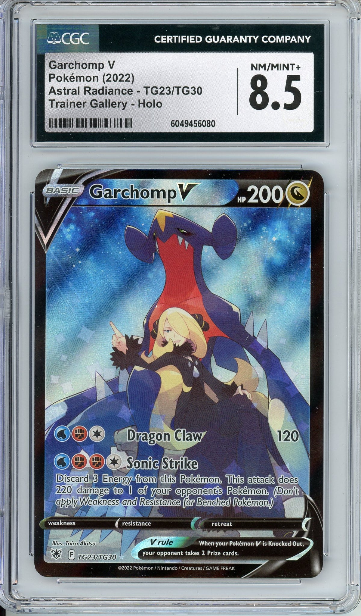 Pokemon Graded: Garchomp V CGC 8.5